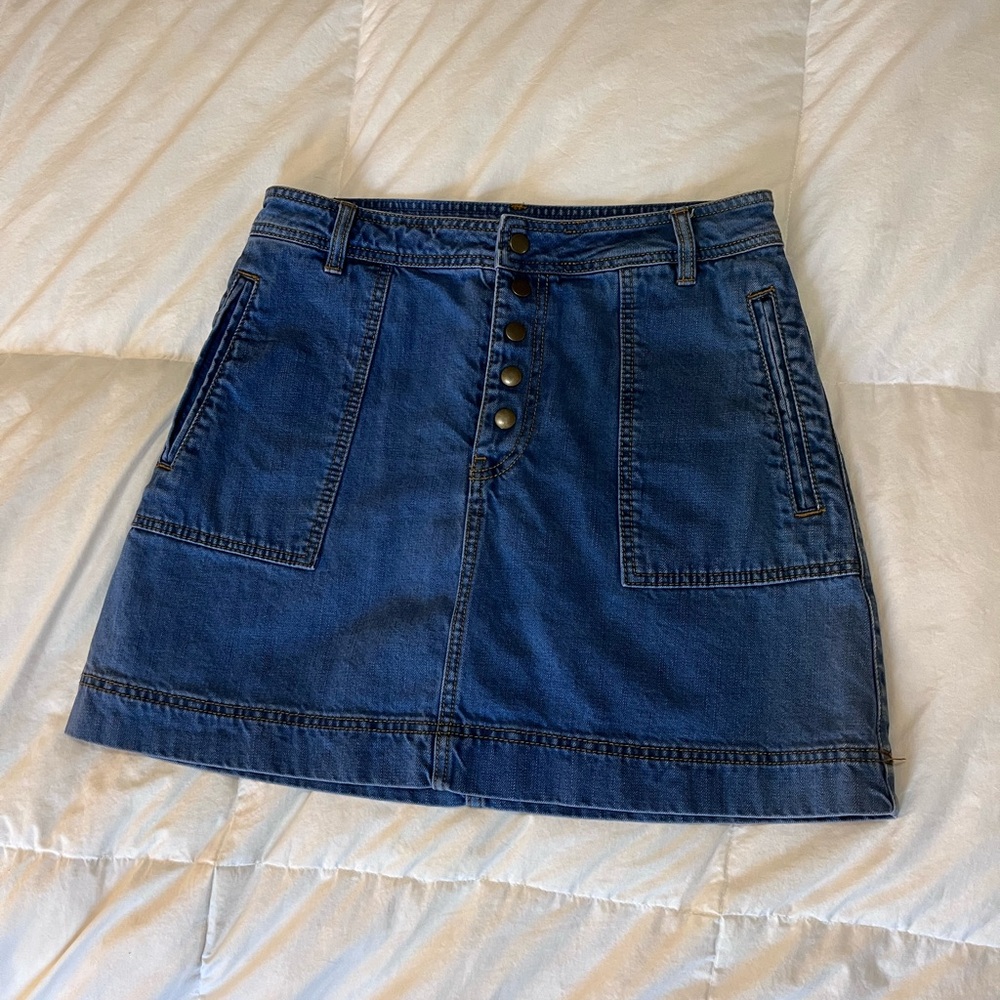 Free People Denim Skirt